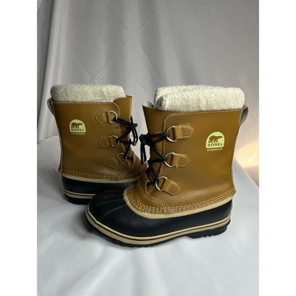 Sorel Yoot Pac Winter Waterproof Duck Boots Womens Size 6  brown snow boots ￼￼ - Picture 3 of 7